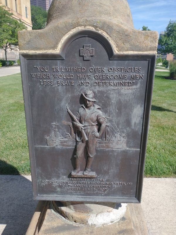 Spanish War Veterans Memorial. Click for full size. Spanish War Veterans Memorial image. Click for full size.