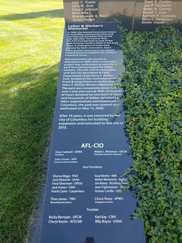 Labor & Workers Memorial image. Click for full size.