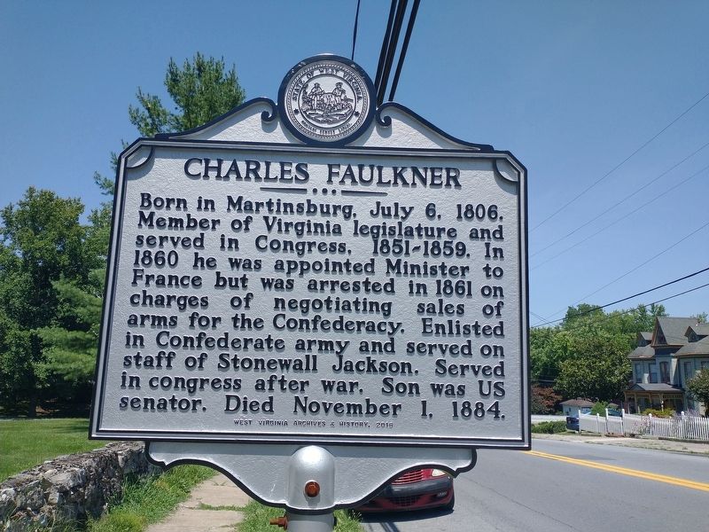 Charles Faulkner Marker image. Click for full size.
