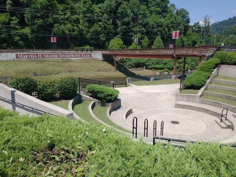 Martha H. Moore Parkway Marker. Click for full size. Martha H. Moore Parkway Marker image. Click for full size.