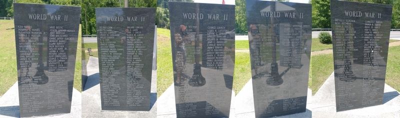 McDowell County World War 2 Veterans Memorial image. Click for full size.
