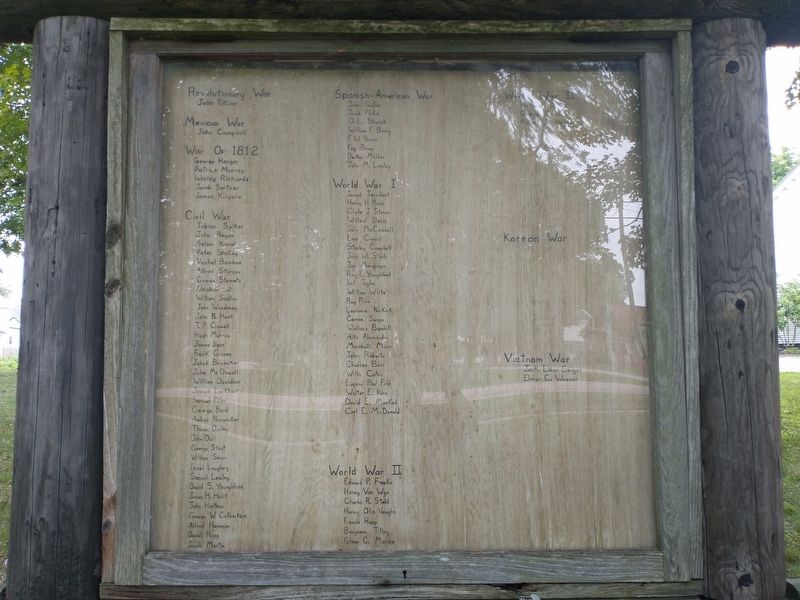 Nankin Veterans Memorial. Click for full size. Nankin Veterans Memorial image. Click for full size.