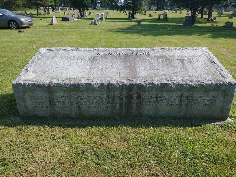 The Historical Marker Of Theodore McNaughton Marker image. Click for full size.