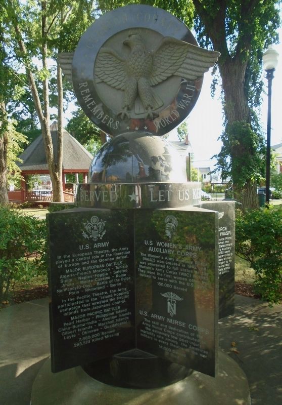 Clarion County Remembers World War II Monument. Click for full size. Clarion County Remembers World War II Monument image. Click for full size.