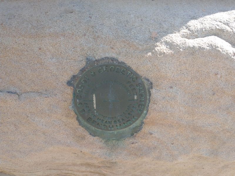 Nicholas County Courthouse Benchmark. Click for full size. Nicholas County Courthouse Benchmark image. Click for full size.