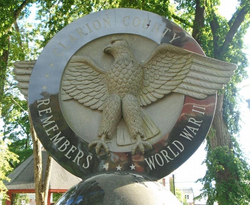 Clarion County Remembers World War II Monument. Click for full size. Clarion County Remembers World War II Monument image. Click for full size.