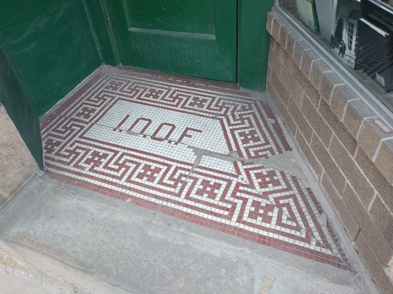 I.O.O.F. Lodge Entryway Tile image. Click for full size.
