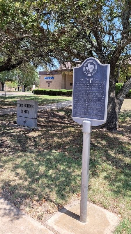 Hill County, <small>C.S.A. </small> Marker. Click for full size. Hill County, <small>C.S.A. </small> Marker image. Click for full size.