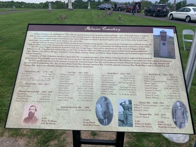 Palmier Cemetery Marker image. Click for full size.