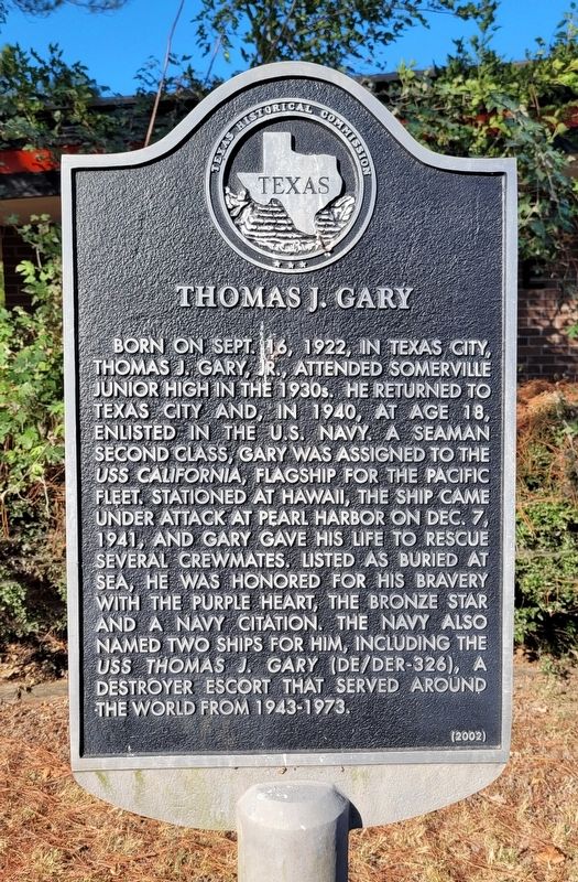 Thomas J. Gary Marker image. Click for full size.