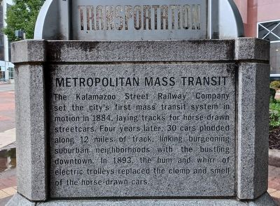 Transportation Marker  Metropolitan Mass Transit image. Click for full size.