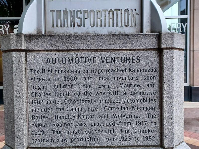 Transportation Marker  Automotive Ventures image. Click for full size.