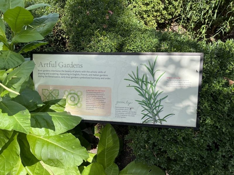 Artful Gardens Marker image. Click for full size.