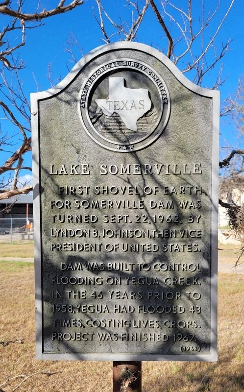 Lake Somerville Marker image. Click for full size.