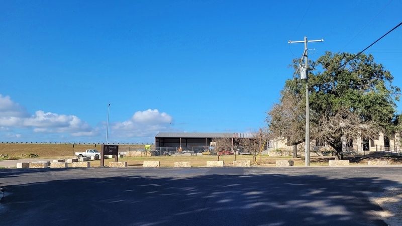 The view of the Lake Somerville Marker from across the street image. Click for full size.