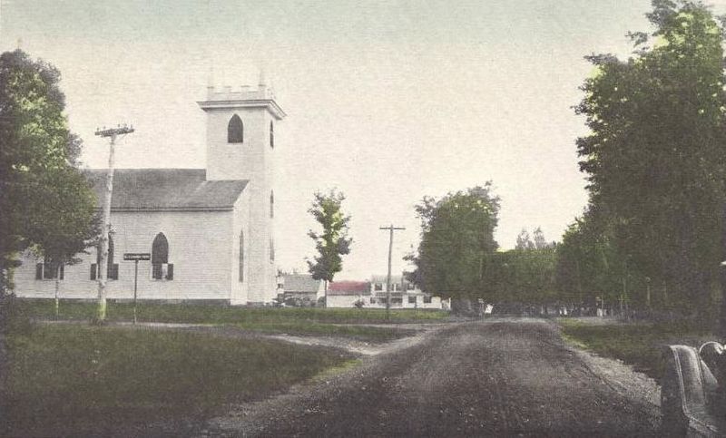 Old North Church, Canaan, NH c.1915 image. Click for full size.