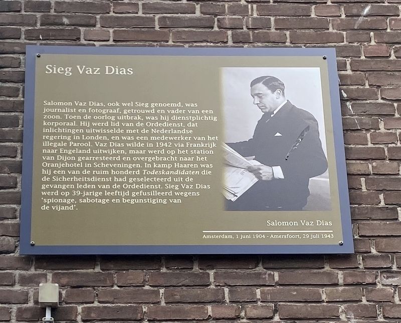 Sieg Vaz Dias Marker image. Click for full size.