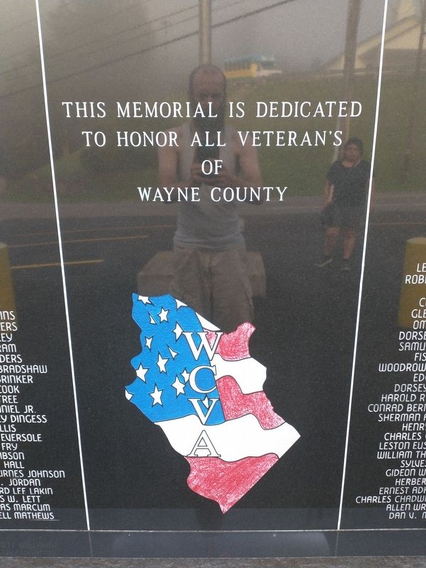 Wayne County Veteran's Association, Inc. Memorial image. Click for full size.