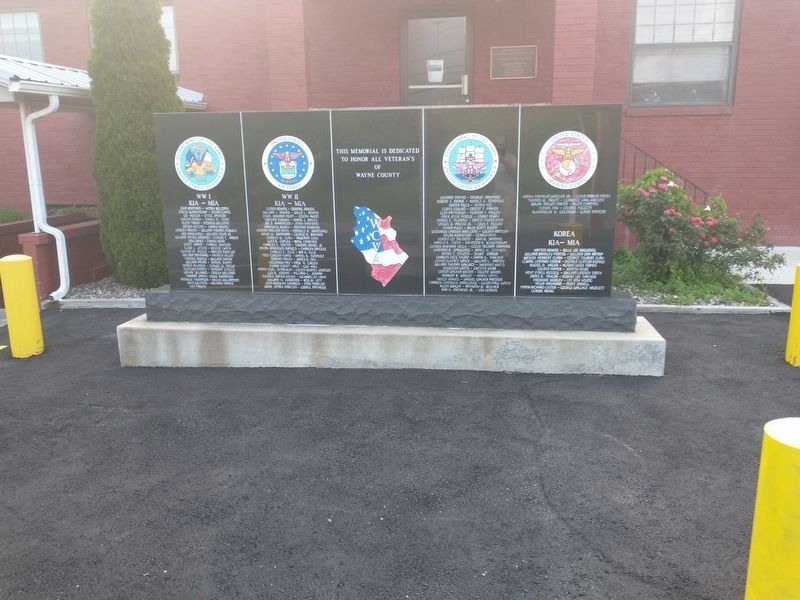 Wayne County Veteran's Association, Inc. Memorial image. Click for full size.