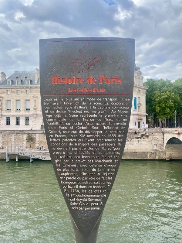 Les coches d'eau Marker. Click for full size. Les coches d'eau Marker image. Click for full size.