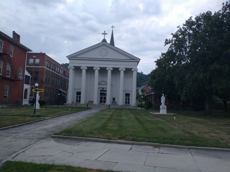 On This Site Catholic Education In Western Maryland Began Marker image. Click for full size.