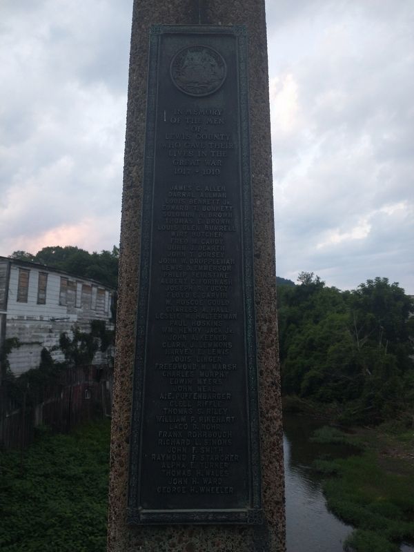 Lewis County World War Veterans Memorial image. Click for full size.