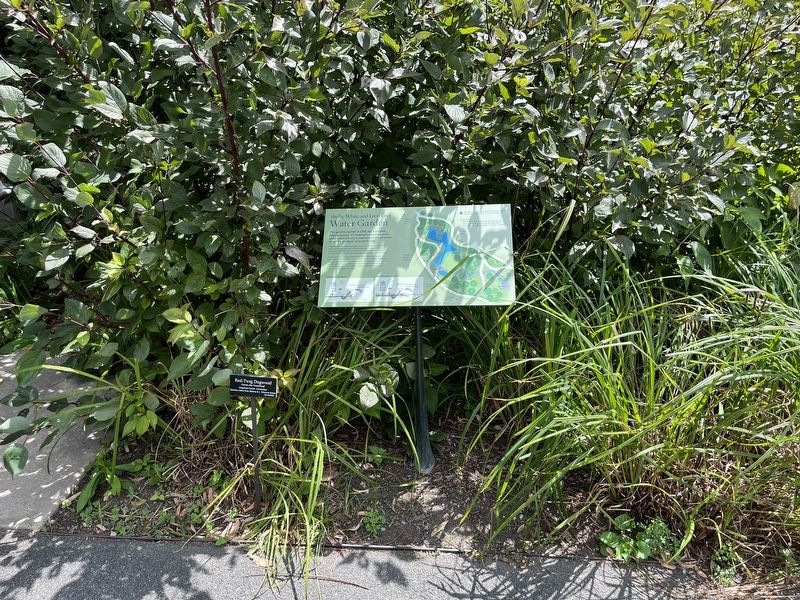 Shelby White and Leon Levy Water Garden Marker image. Click for full size.