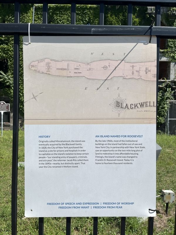 History / An Island Named for Roosevelt Marker image. Click for full size.