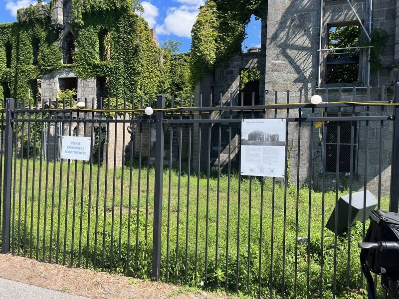 Smallpox Hospital Marker image. Click for full size.