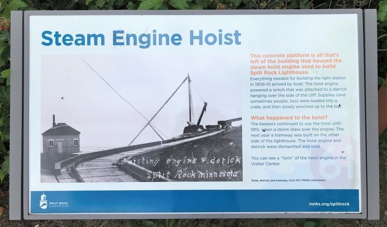 Steam Engine Hoist Marker image. Click for full size.