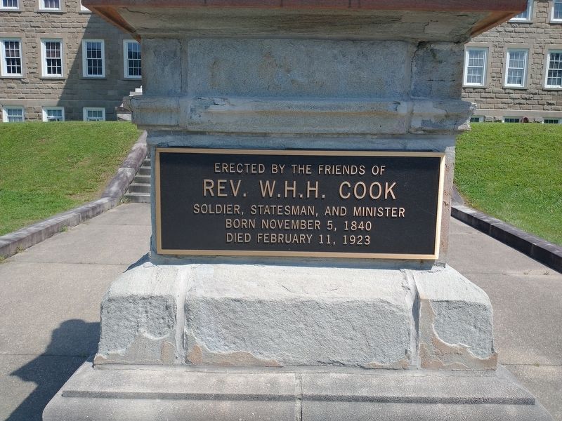 Rev. W. H. Cook Marker image. Click for full size.