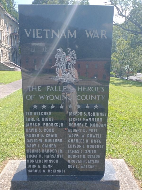 Wyoming County Vietnam War Memorial. Click for full size. Wyoming County Vietnam War Memorial image. Click for full size.
