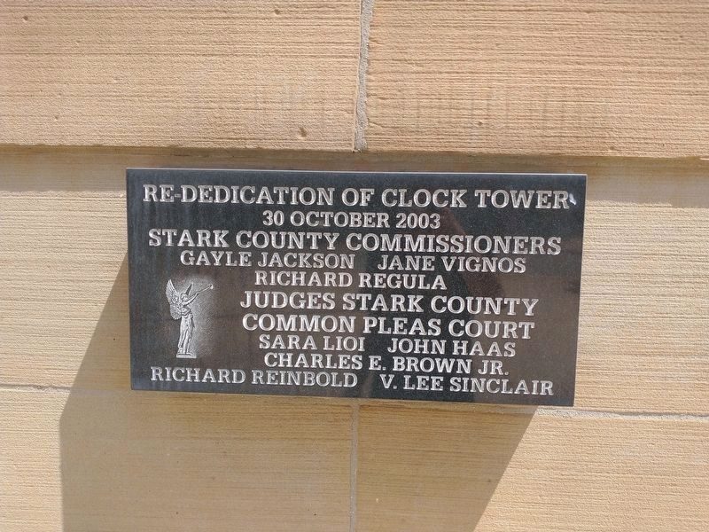 Stark County Courthouse Re-Dedication of Clock Tower image. Click for full size.