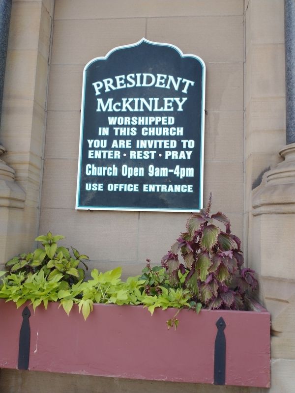 President McKinley Marker image. Click for full size.