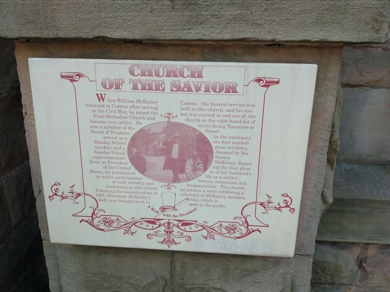 Church Of The Savior Marker. Click for full size. Church Of The Savior Marker image. Click for full size.
