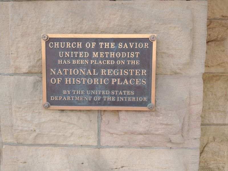 Church Of The Savior National Register Plaque image. Click for full size.