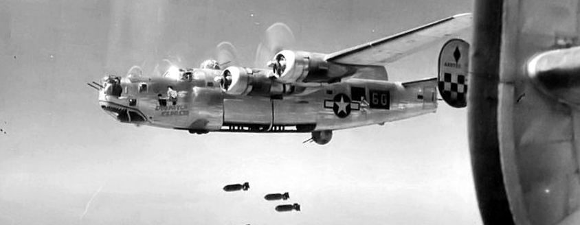 "Dogpatch Express" B-24L-10-FO Liberator 756th Bomb Squadron, 459th Bomb Group, 15th Air Force. image. Click for full size.