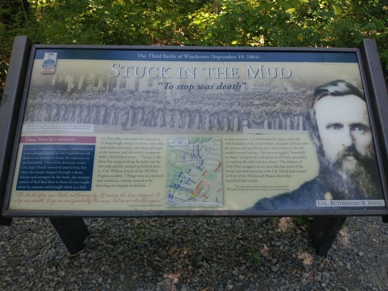 Stuck In The Mud Marker. Click for full size. Stuck In The Mud Marker image. Click for full size.