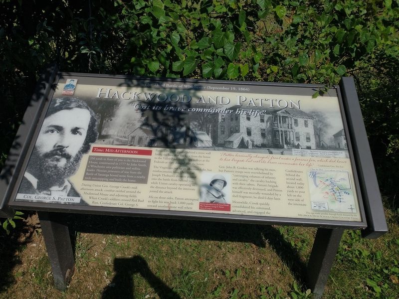 Hackwood And Patton Marker image. Click for full size.