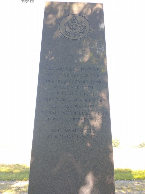 Maine Marker. Click for full size. Maine Marker image. Click for full size.