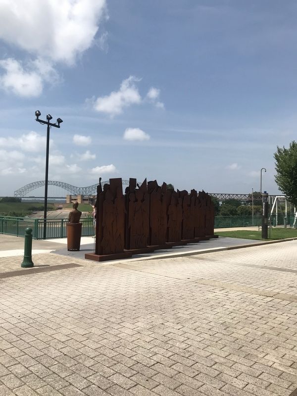 Reverse view of Equality Trail Blazers Monument. Click for full size. Reverse view of Equality Trail Blazers Monument image. Click for full size.