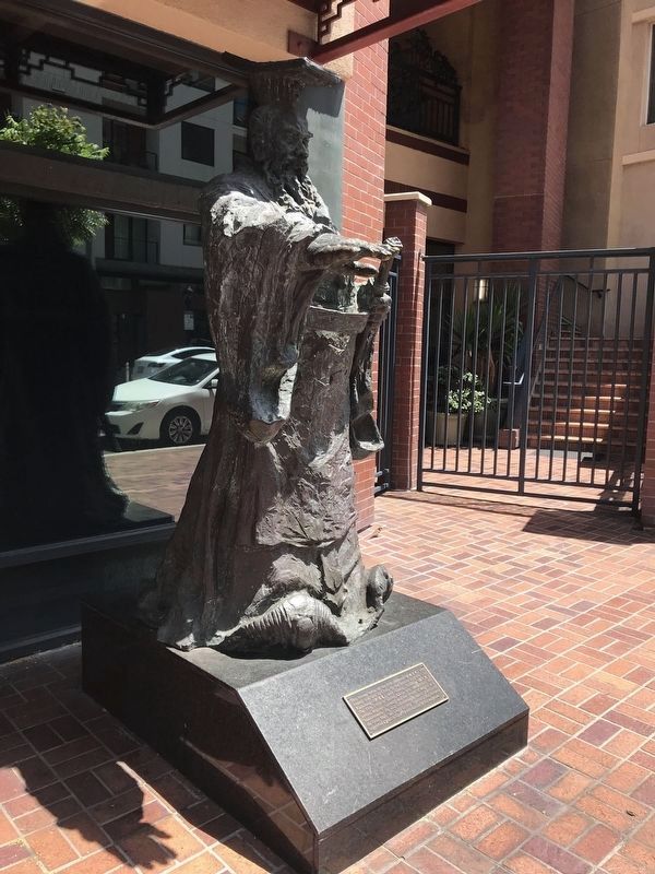 First Emperor Statue and Marker image. Click for full size.