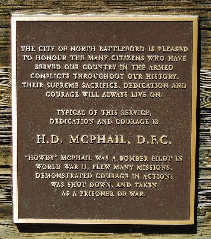 H.D. McPhail Park Marker image. Click for full size.