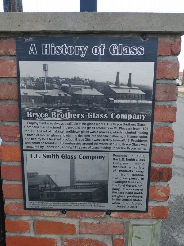 A History of Glass Marker image. Click for full size.