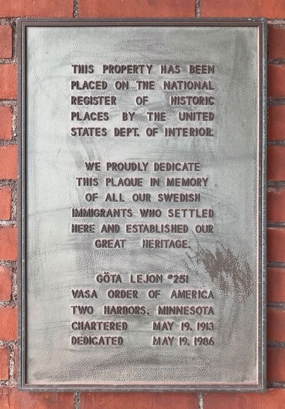 National Register of Historic Places Plaque. Click for full size. National Register of Historic Places Plaque image. Click for full size.