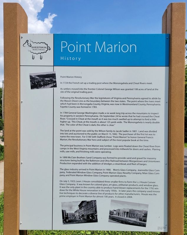 Point Marion Marker image. Click for full size.