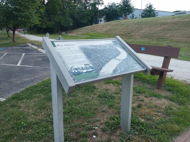West Newton Marker. Click for full size. West Newton Marker image. Click for full size.