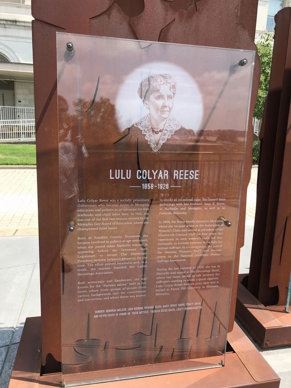 Lulu Colyar Reese Marker. Click for full size. Lulu Colyar Reese Marker image. Click for full size.