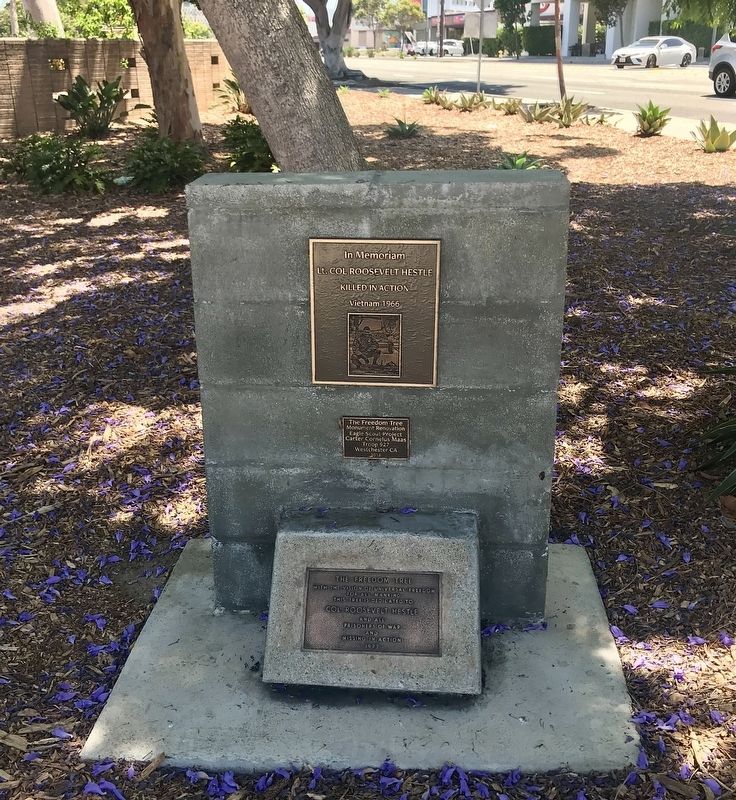 Lt. Col Roosevelt Hestle Marker image. Click for full size.