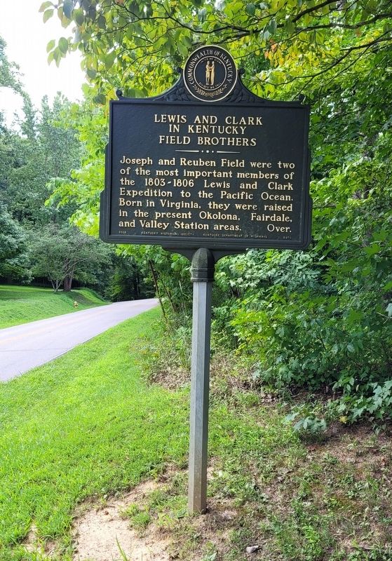 Lewis and Clark in Kentucky Field Brothers Marker. Click for full size. Lewis and Clark in Kentucky Field Brothers Marker image. Click for full size.